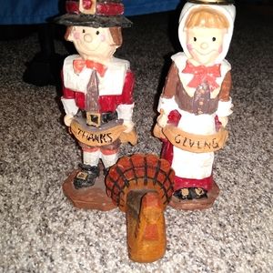 Set of Vintage Thanksgiving Candle Holders